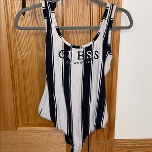 Black and white bodysuit